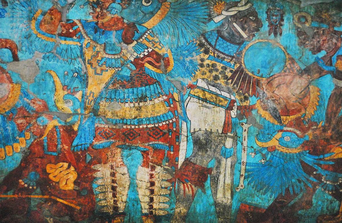 Muralismo Maya. México (2012). Foto: Anderson Tibau
